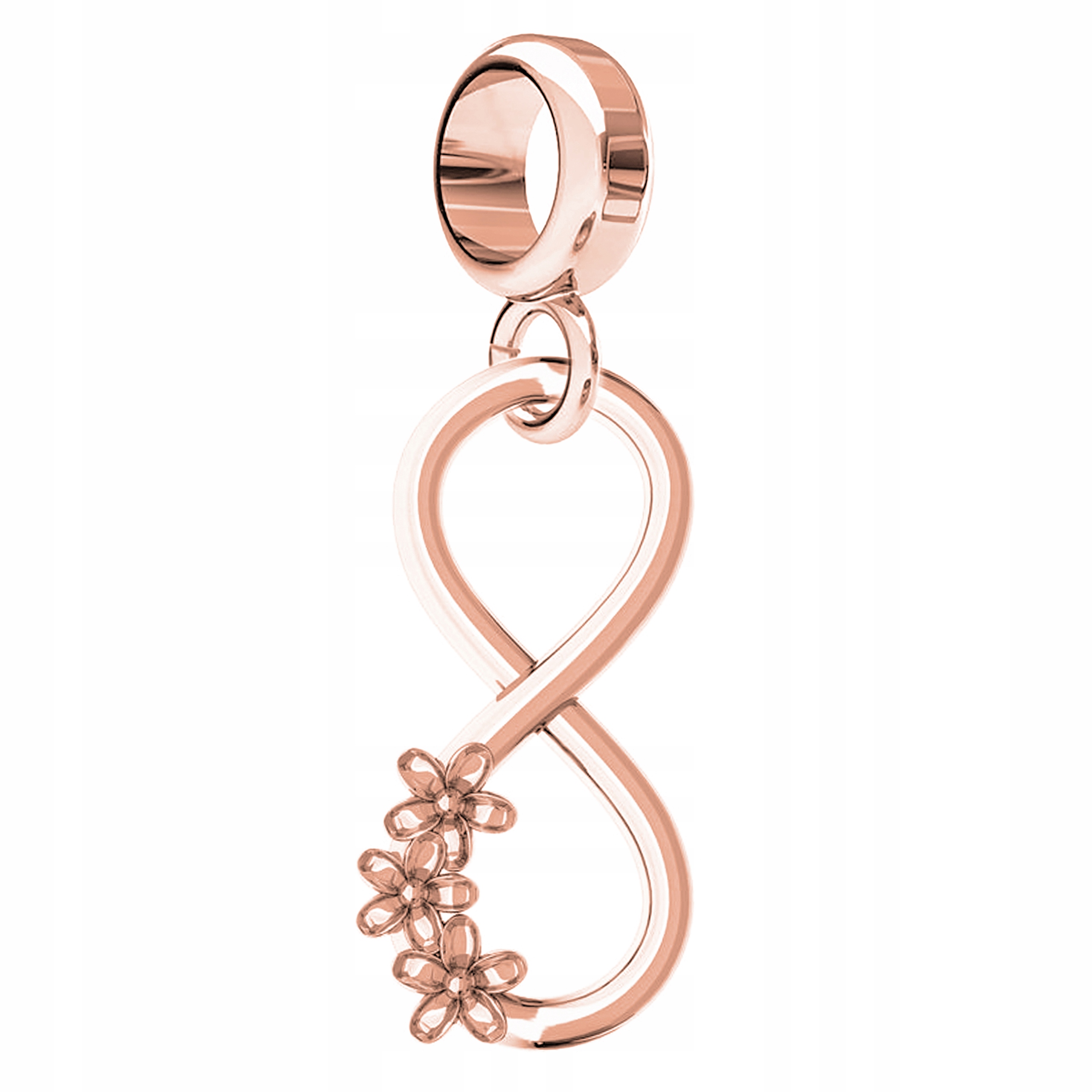 Charms Infinity růžové zlato stříbro 925