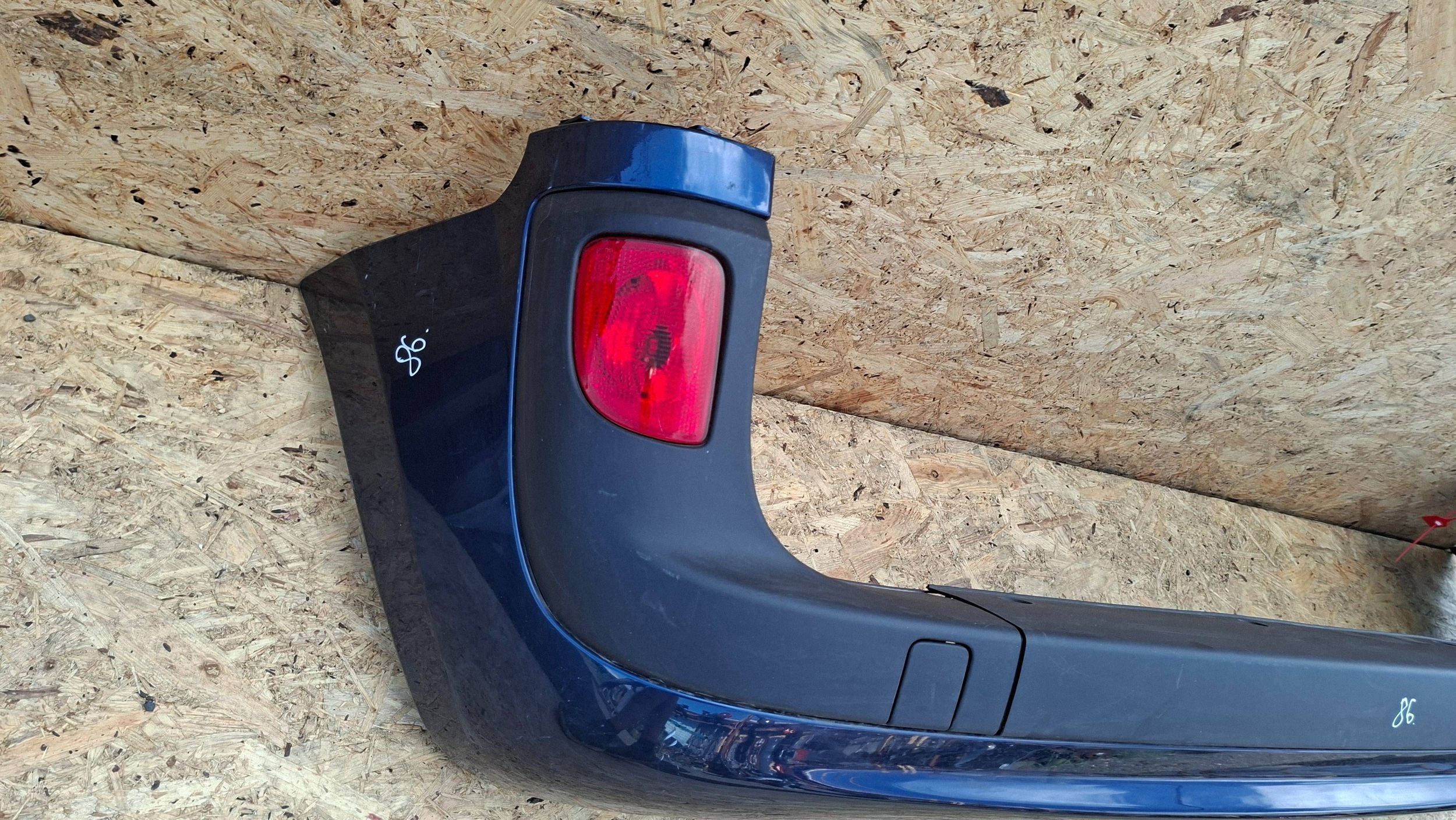 bumper rear part 8200436723 RENAULT KANGOO II CITAN and complete without PDC 07-2021