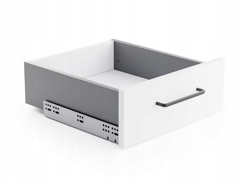 Aqbau šuplík DiBOX H121 L-450 mm antracit vodicí lišta nosnost 40 kg