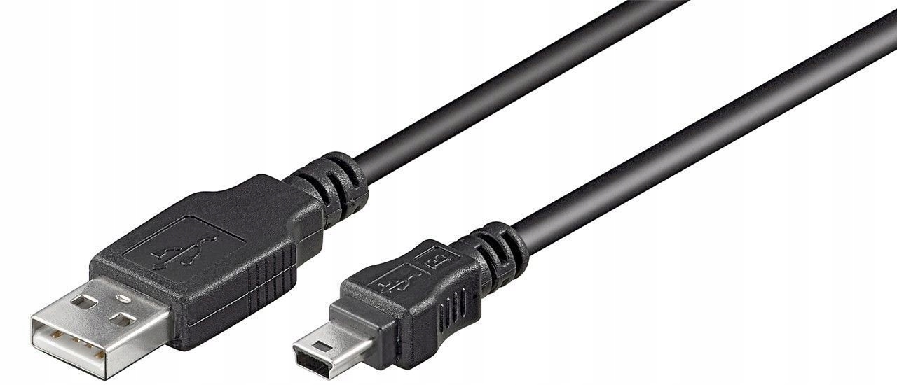 Goobay 50767 Kabel Usb 2.0 Hi-Speed, czarny, 1,8 m Goobay Usb-a do mini