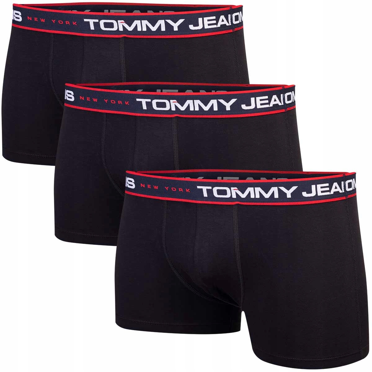 Tommy Hilfiger Pánské Boxerky Slipy 3 Páry Trunk Černé vel. M