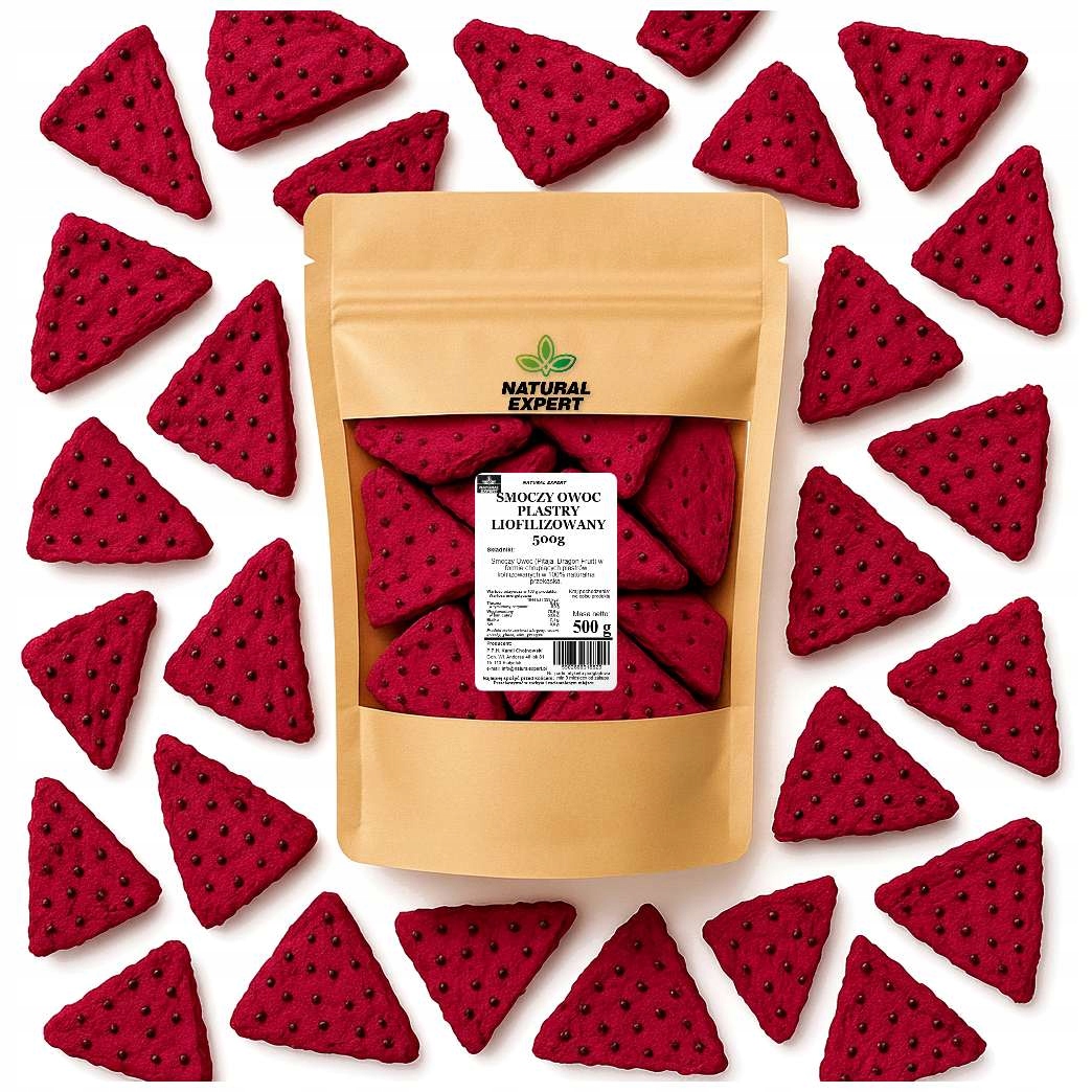 Smoczy Owoc Plastry Liofilizowany 500g Dragon Fruit Pitaja