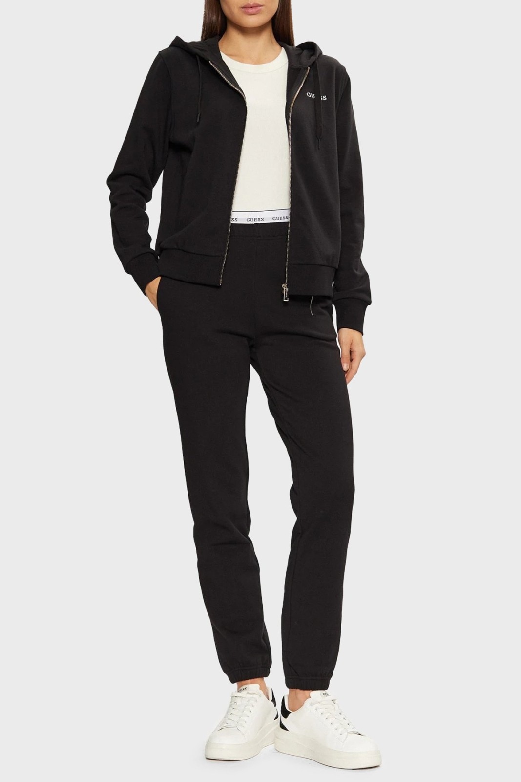 Dámská mikina Guess sofia zipper sweatshirt