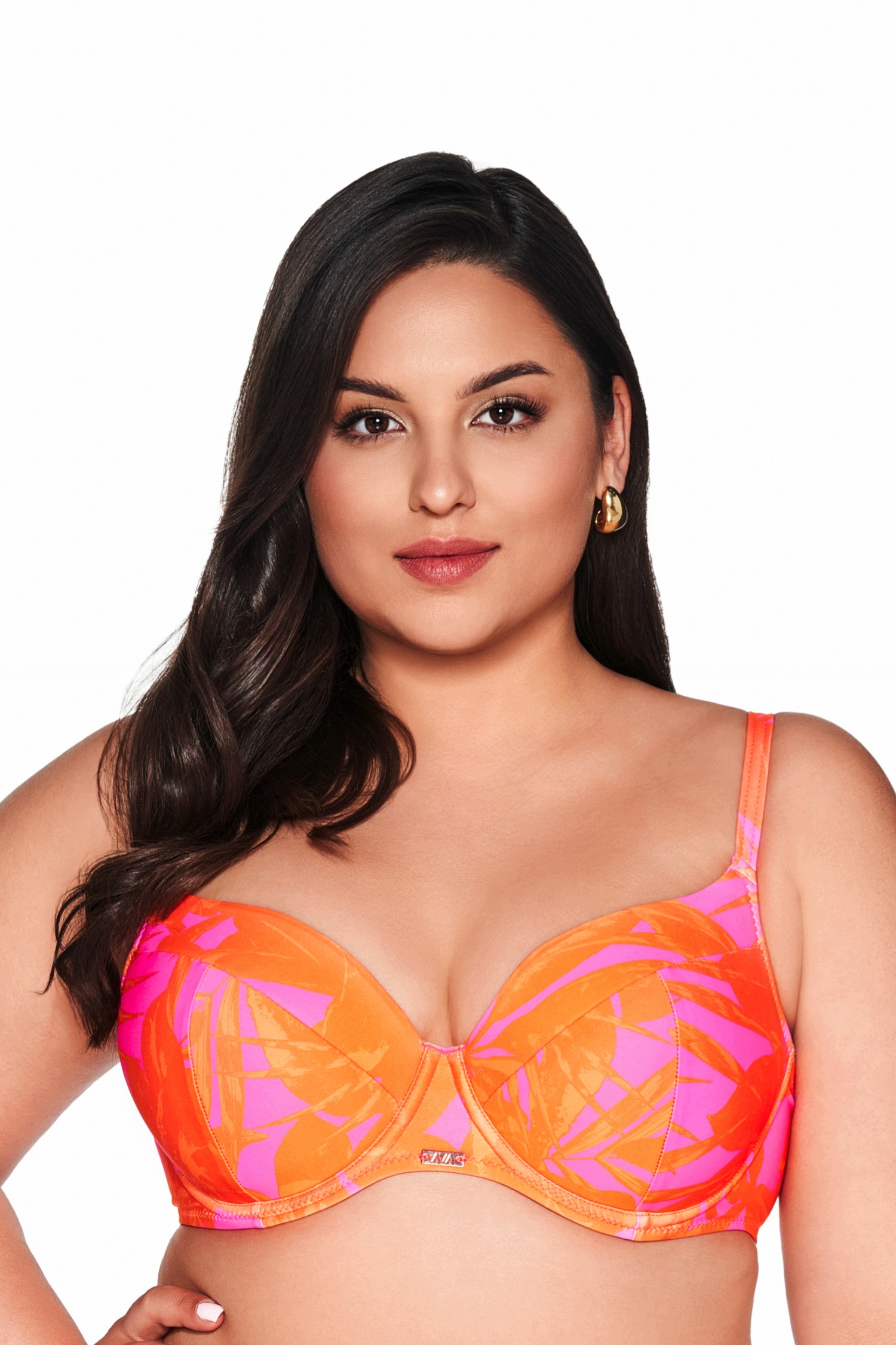 Ava Koupací prsa Sk 214 Maxi Tangerine Růžovo Oranžová 75L