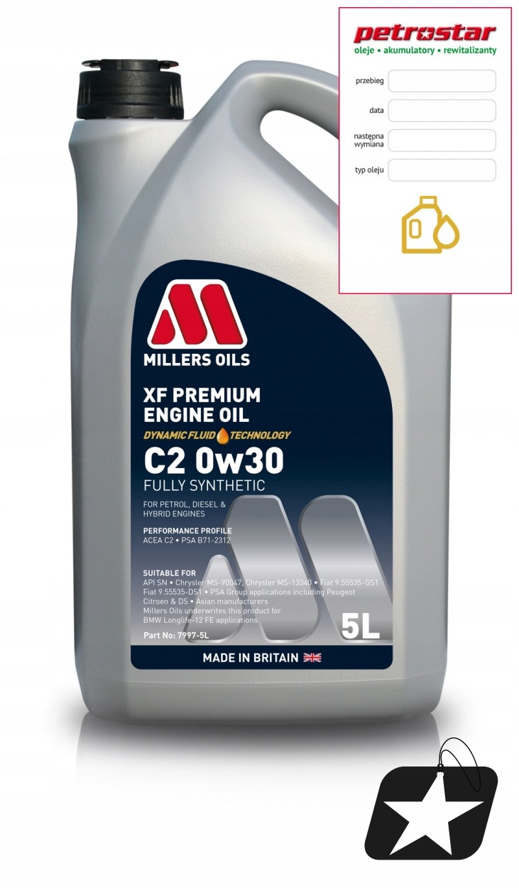 Millers Xf Premium C2 0W30 5L