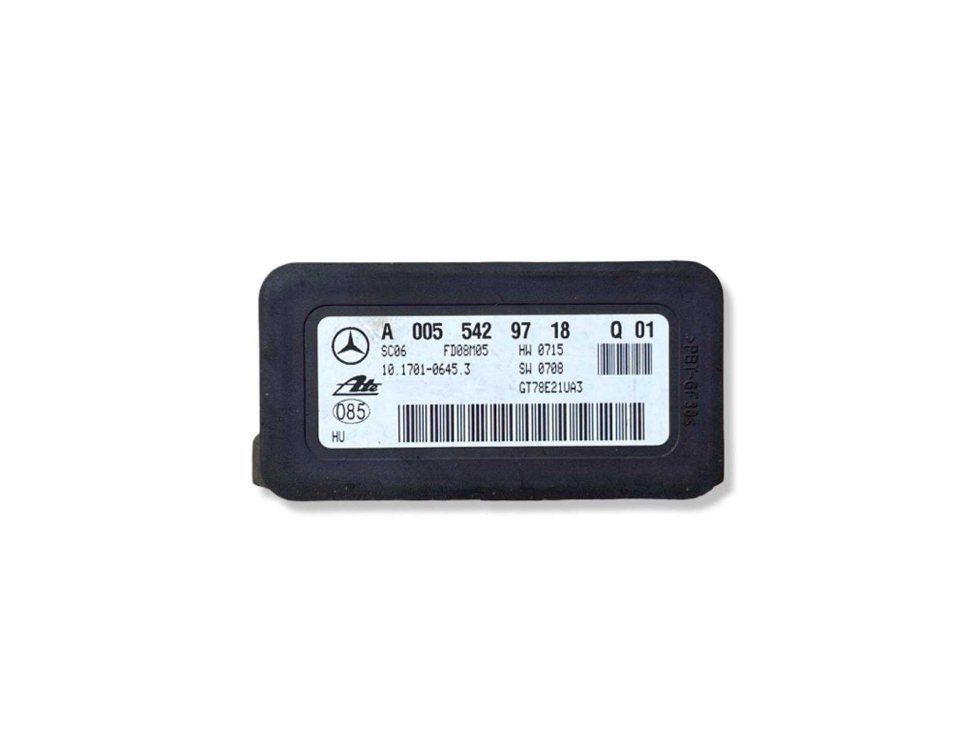 sensor acceleration Mercedes-Benz CLC CL203 2008 A0055429718