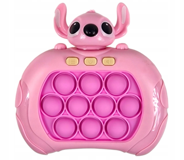 GRA ZRĘCZNOŚCIOWA STITCH POP IT ANTYSTRESOWA ELEKTRYCZNA STICH RÓŻOWY Rodzaj gniotki