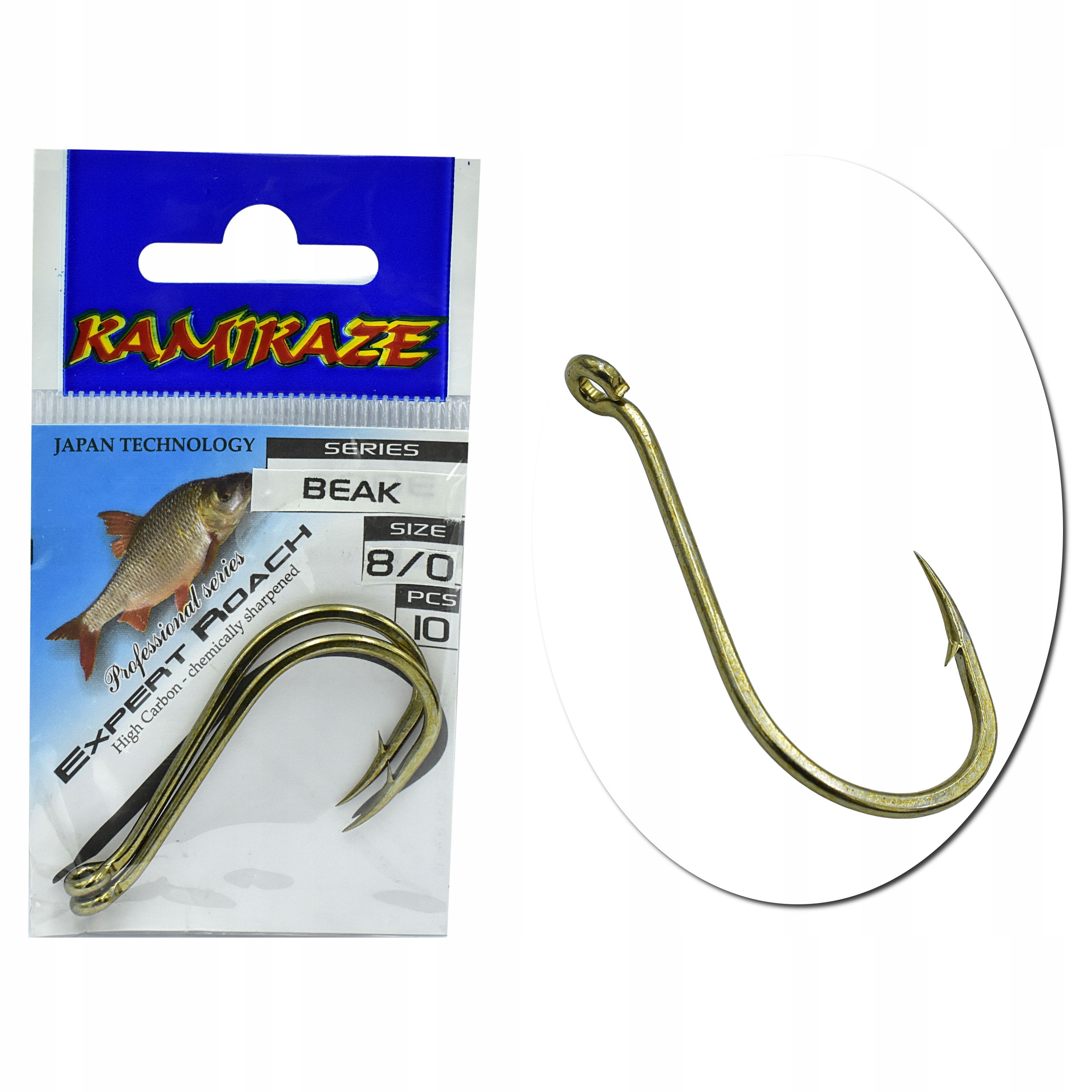 

Haczyk Haczyki Kamikaze Beak Nr 8/0 (2szt) Kute