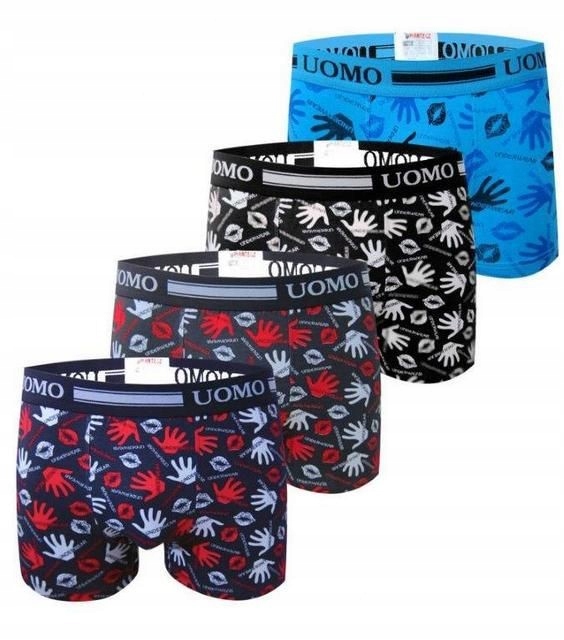 

4x Bokserki Męskie Uomo Bawełniane XXL