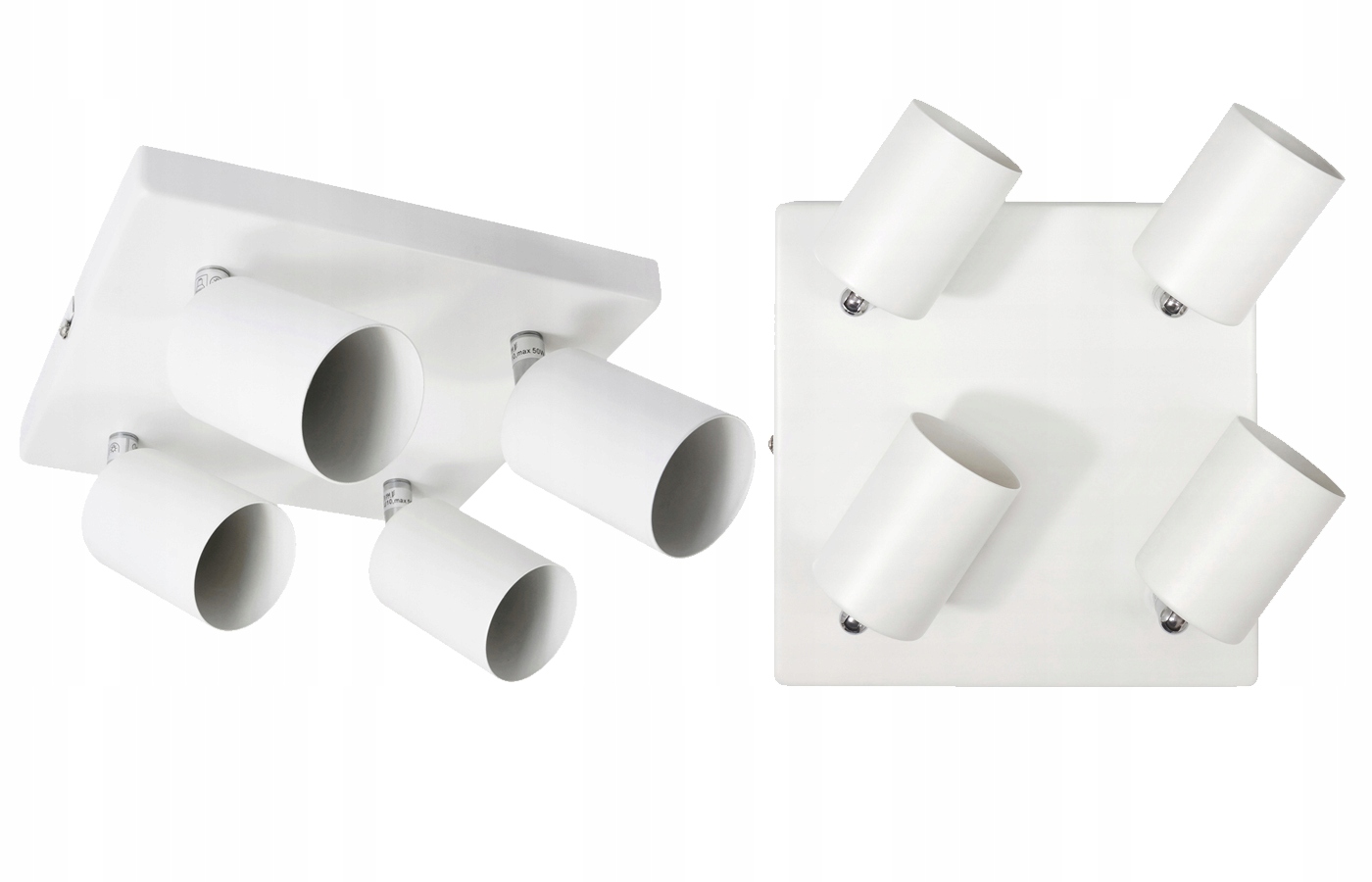 

Lampa Spot Oprawa 4x GU10 Kwadrat Ruchoma Led