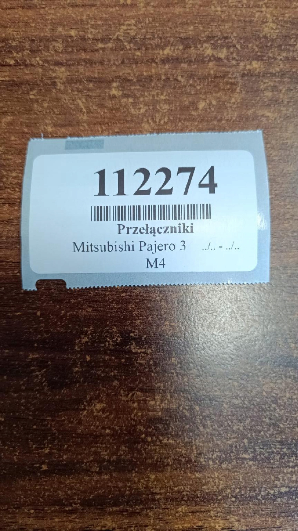 MITSUBISHI PAJERO 3 Pulsante Altezza luci