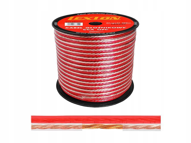 

Kabel głośnikowy Lexton 2x2.00 Cca-ofc