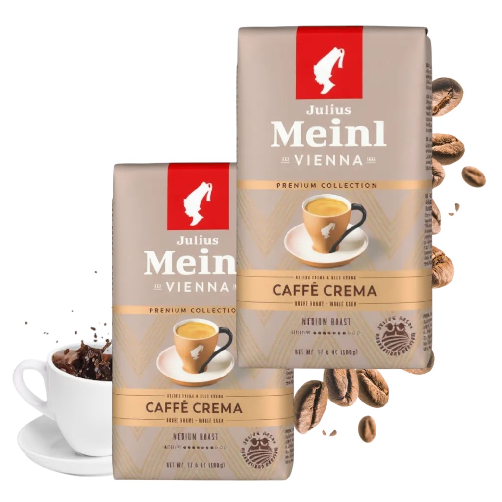 Levně Set 2 ks Vídeňská Káva zrnková káva Julius Meinl Cafe Crema 1 kg