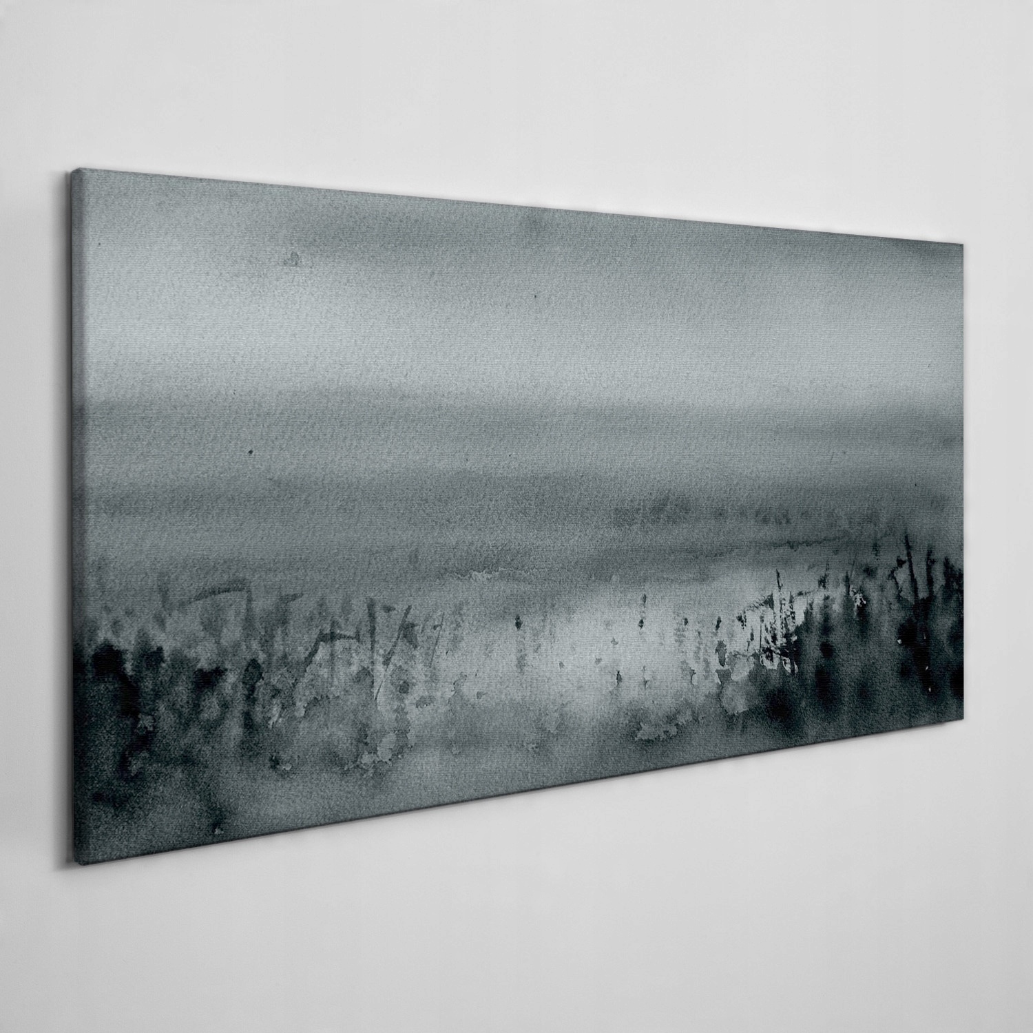 

Obraz na płótnie Staw Odcienie szarości 120x60 cm