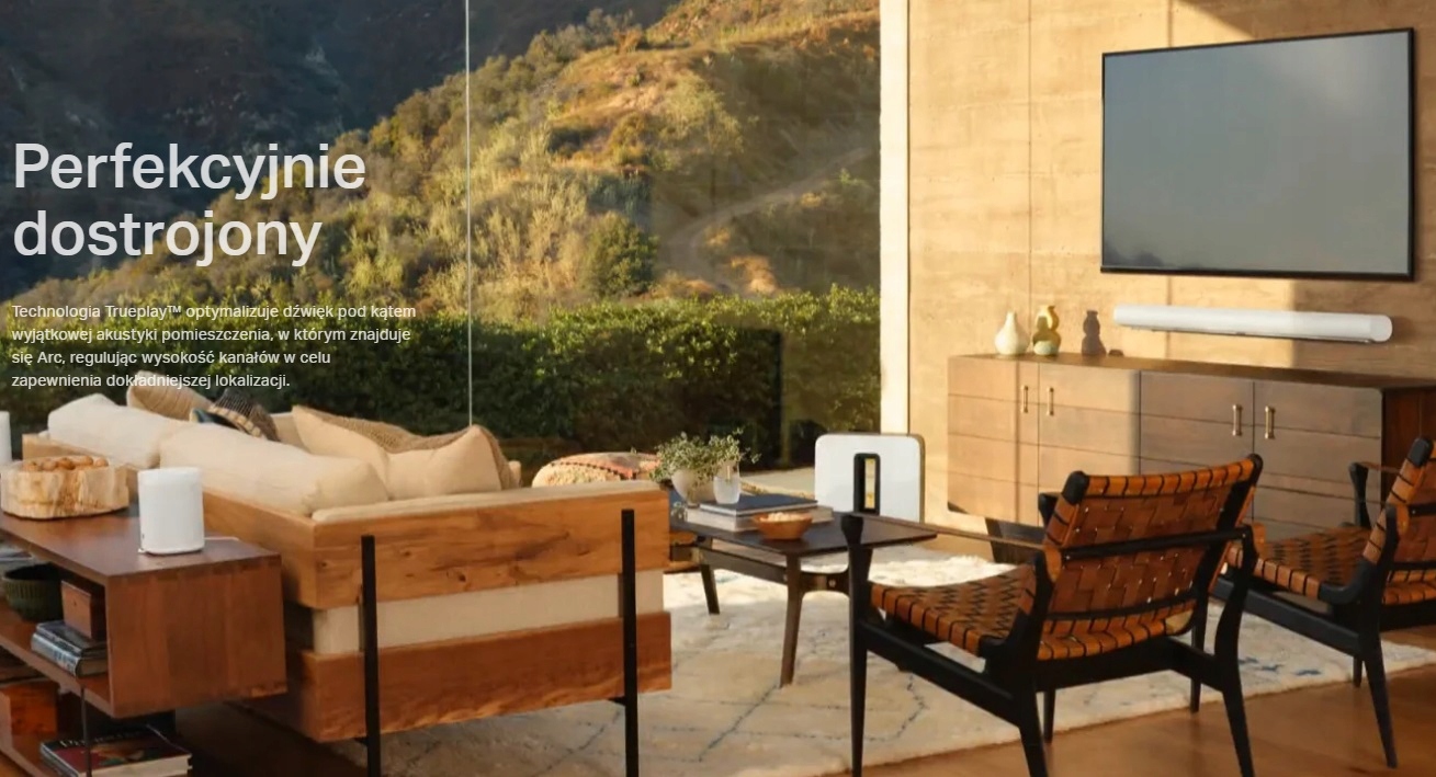 SONOS ARC SOUNDBAR BIAŁY DOLBY ATMOS Marka Sonos