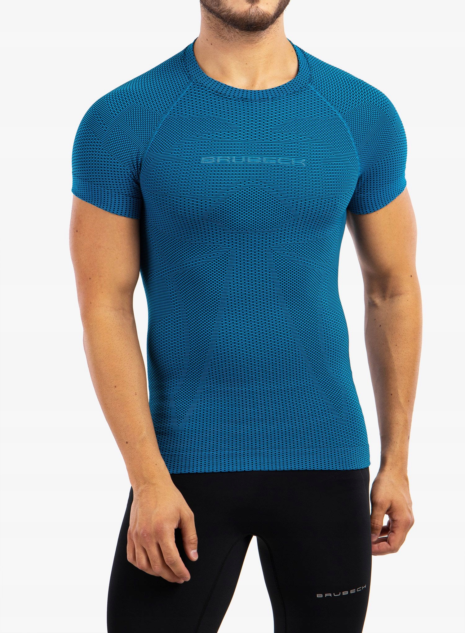 Koszulka termoaktywna Brubeck 3D Run Pro T-shirt blue XL