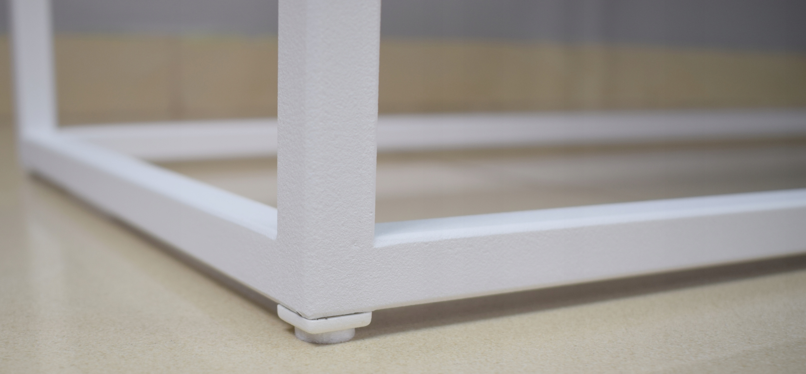 Nowoczesna Konsola Podwójna Przedpokój Loft Biały Wysokość mebla 78 cm