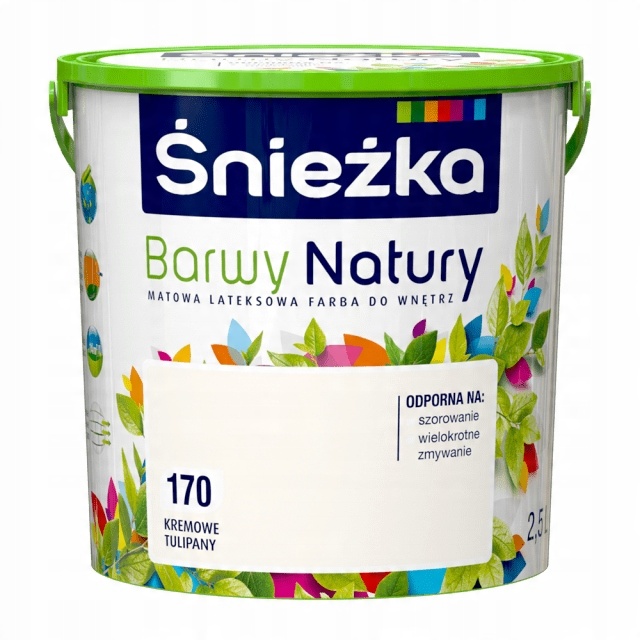 

Śnieżka Barwy Natury Kremowe Tulipany 170 2,5L