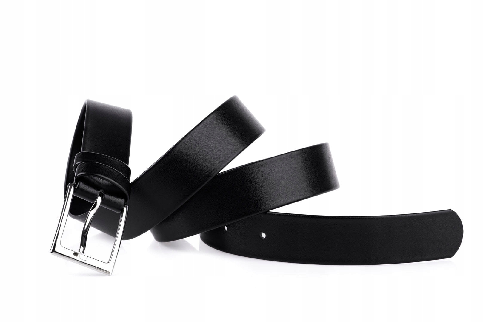 

Pasek damski klasyczny czarny mat 3 cm