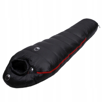 BS-2000 Péřový spacák 2000/2450g do až -25° Černý