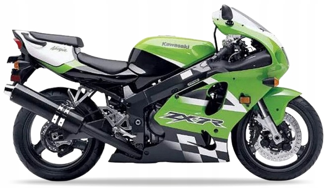 Nálepky Juula Na Kawasaki Zx 7R 2002 Zelená 7F