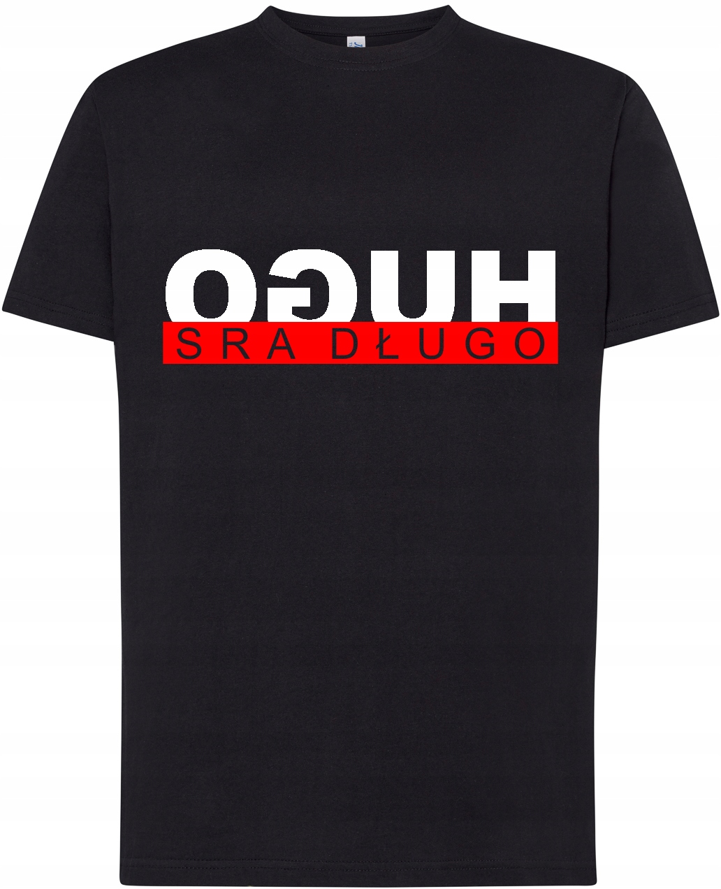 

Koszulka T-shirt Hugo Co Sra Długo Parodia Boss XL