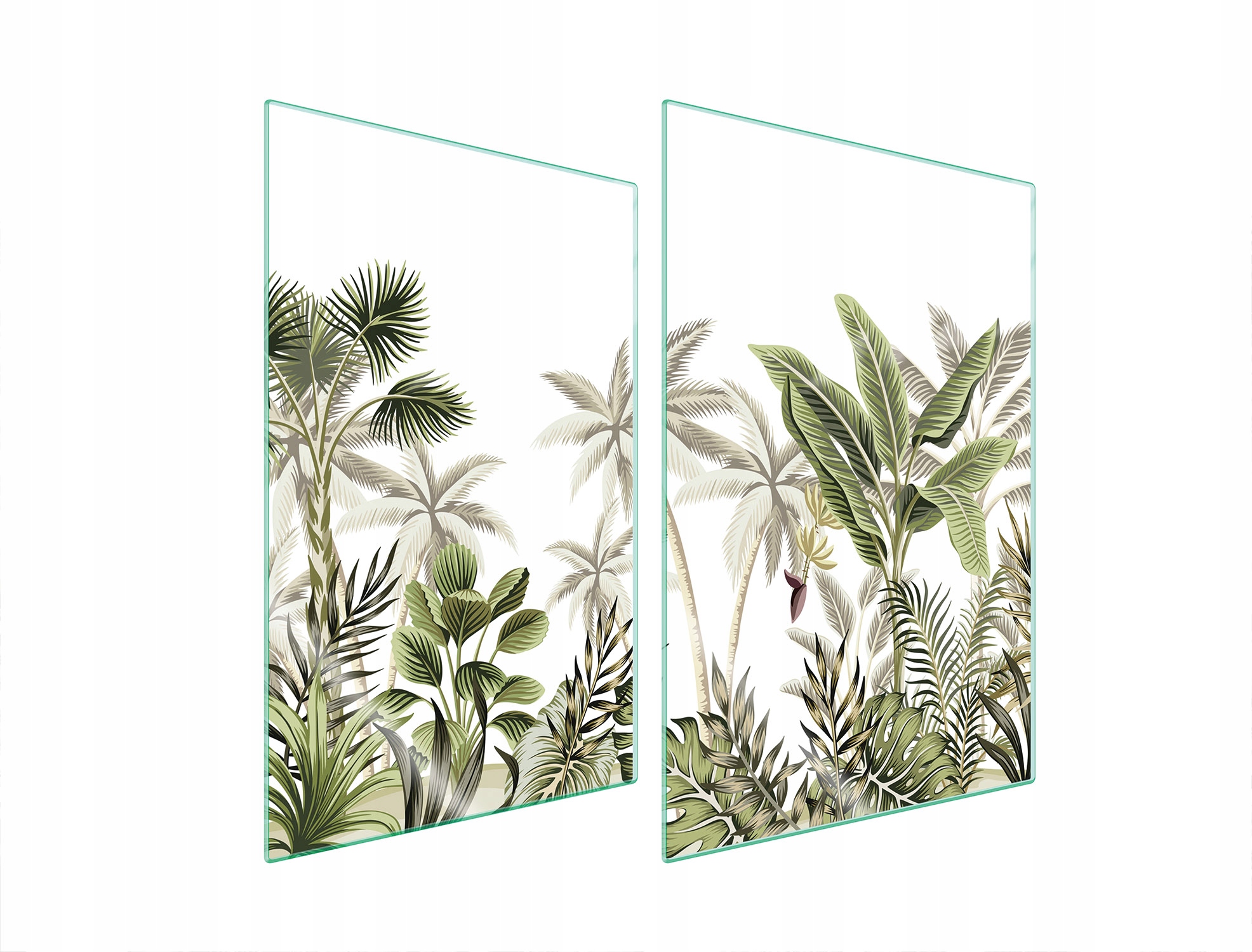 Skleněná Ochranná Deska Do Kuchyně 2x35x52 Listy Tvrzené Sklo