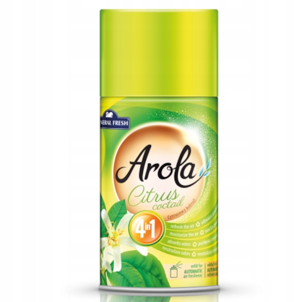 

Arola Odświeżacz zapas Cytrusowy spray 250ml