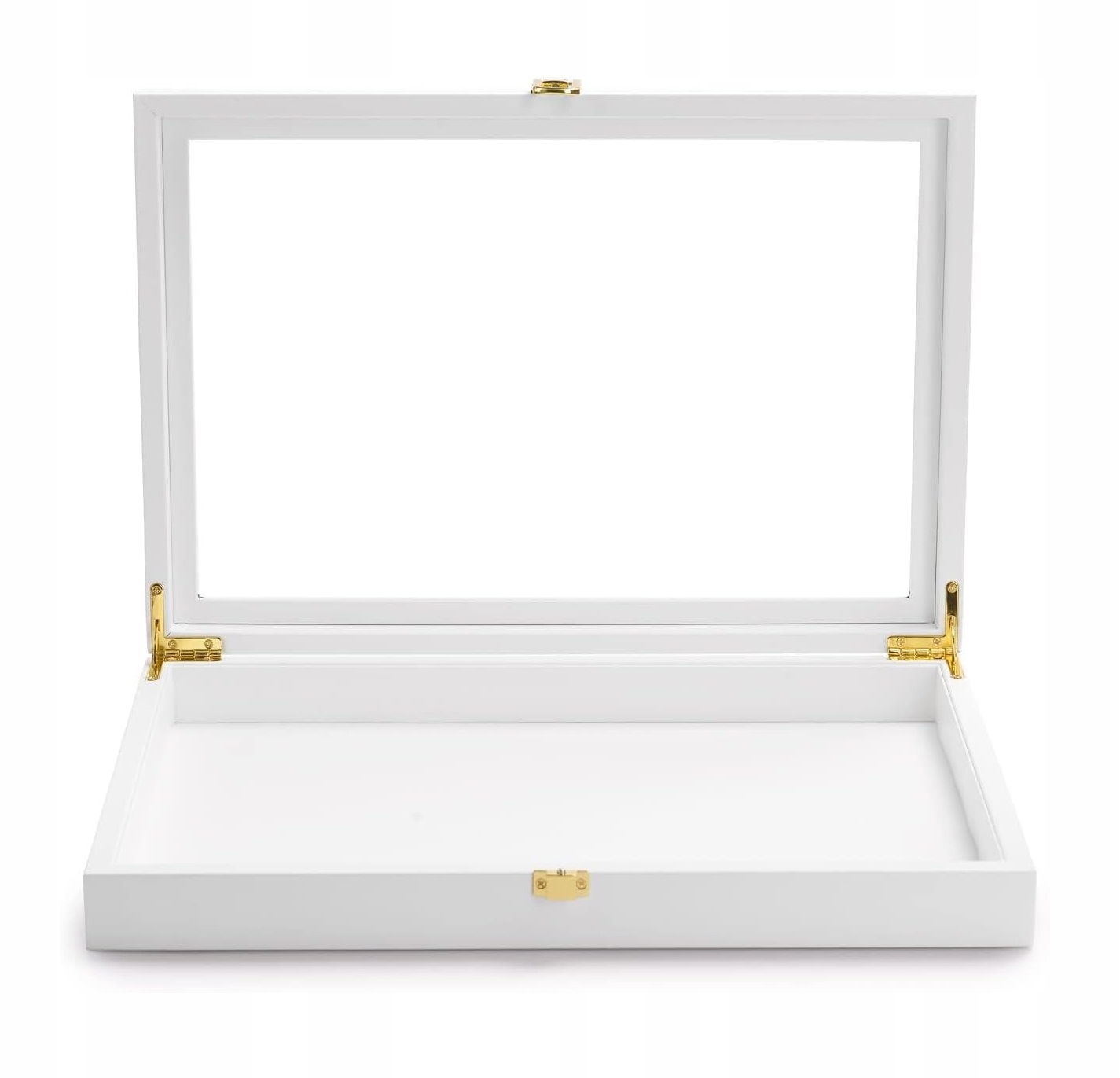 Organizér Na Bižuterii náhrdelníky krabička krabička kůže bílá