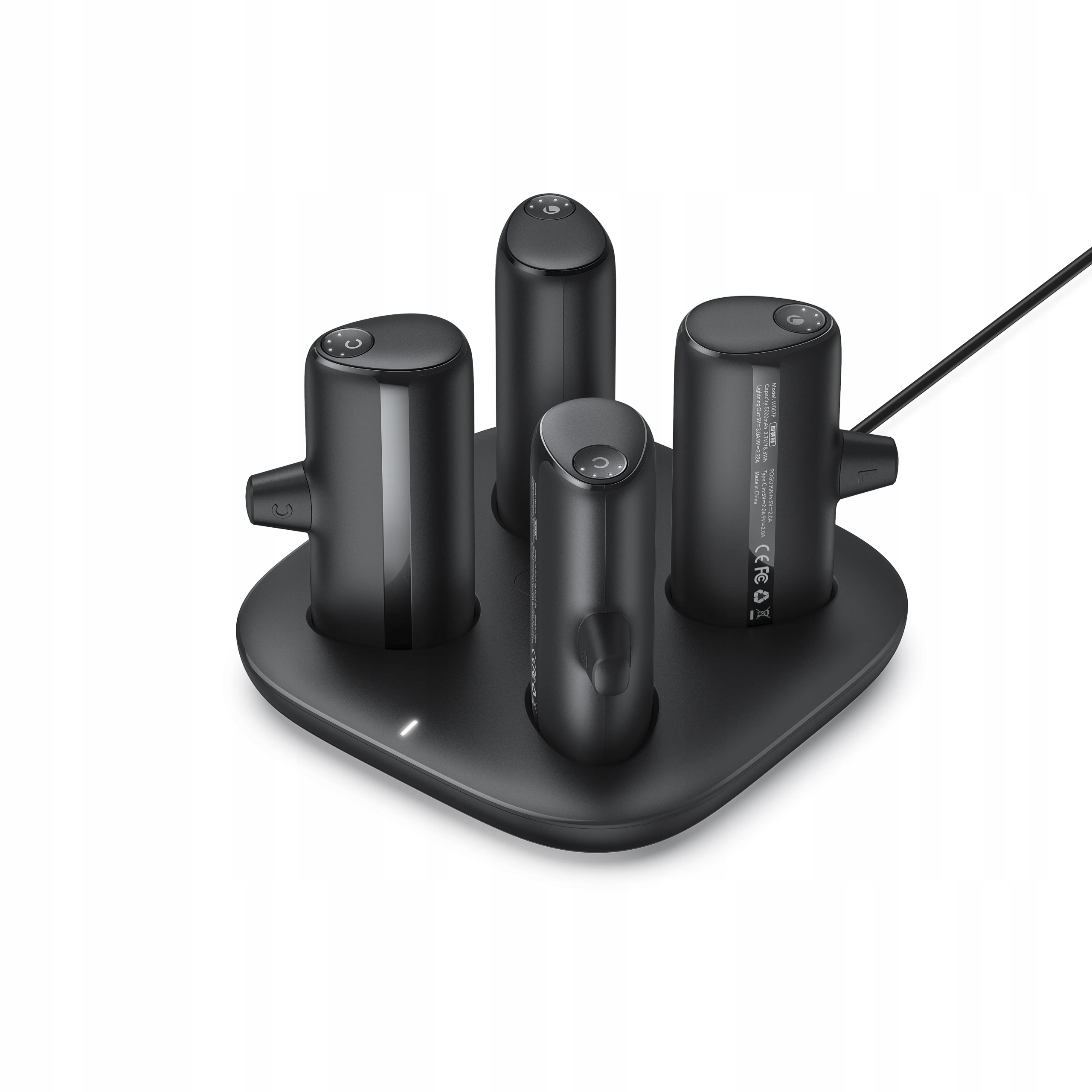 Veger powerbank 20 000 mAh zestaw powerbanków 4 x 5000 mAh Pogo czarny