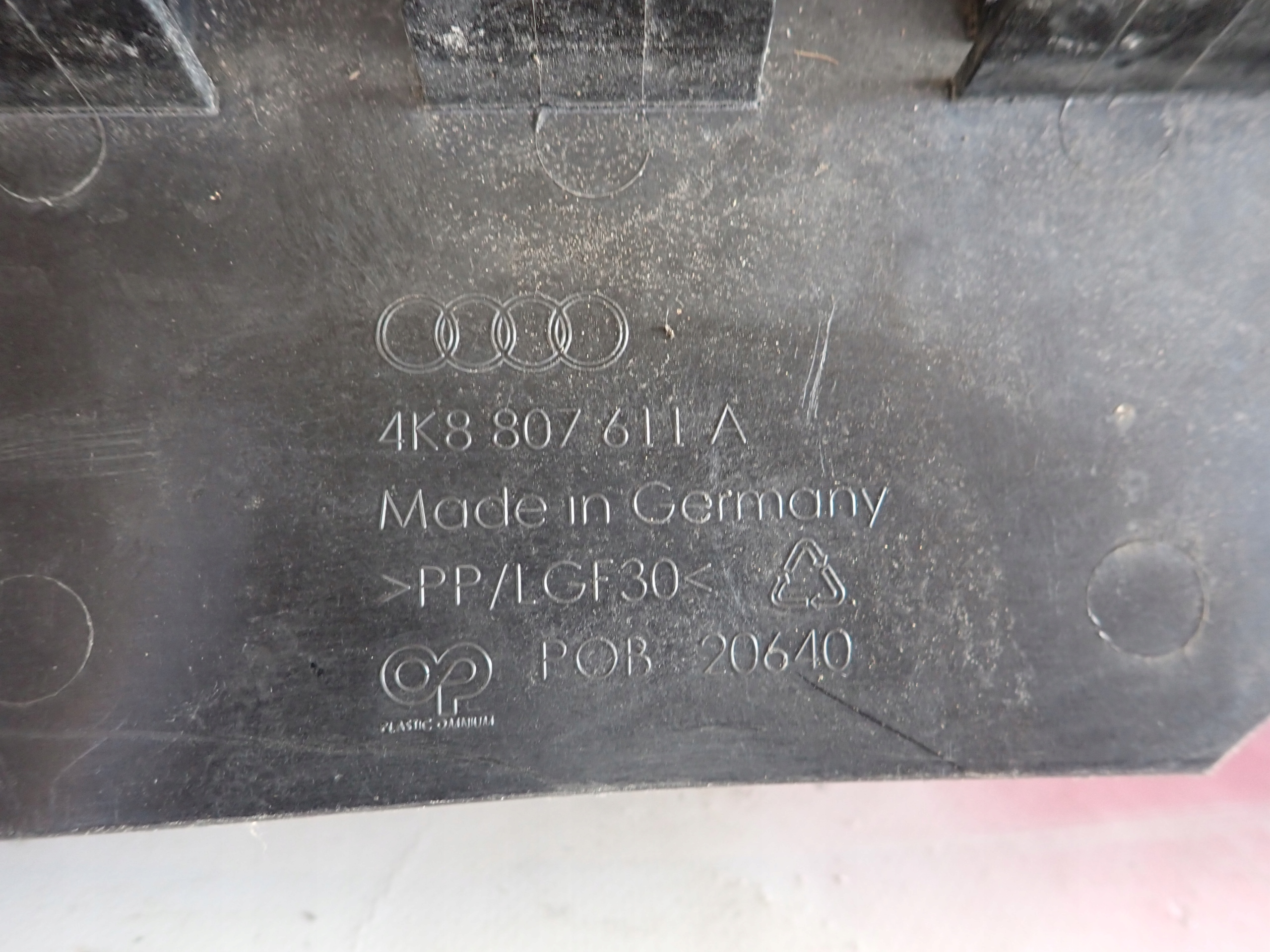 AUDI A7 C8 4K8 cover cover below bumper