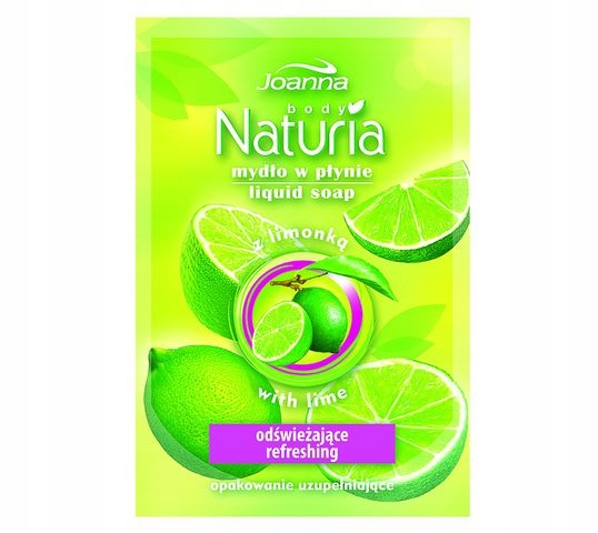 

Joanna Naturia Mydło W Płynie Limonka 300 ml Zapas