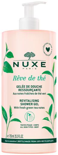 Nuxe Reve de the Rewitalizujący żel pod prysznic Zielona Herbata 750 ml