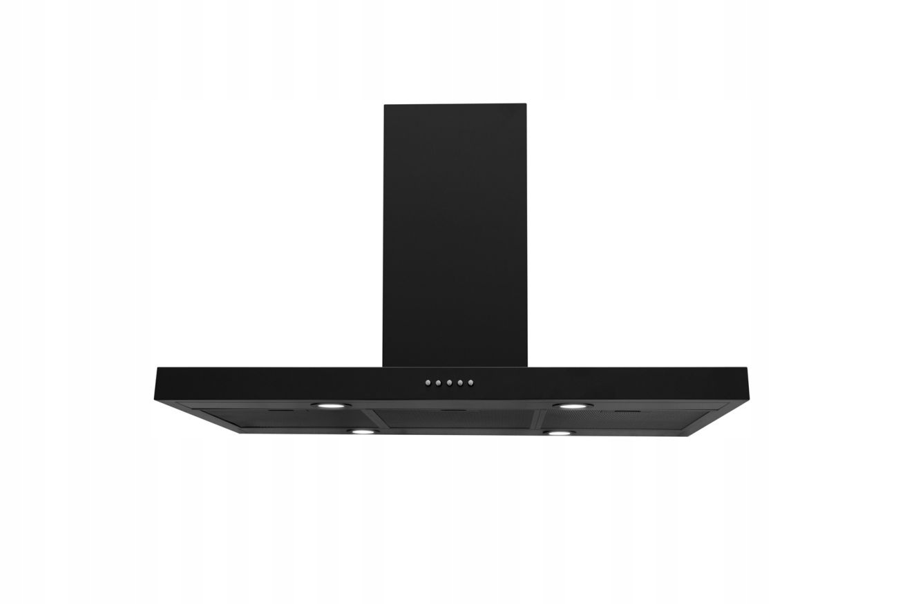 Okap kuchenny wyspowy kominowy Toflesz Classic Island Pl 60cm 500m3 czarny