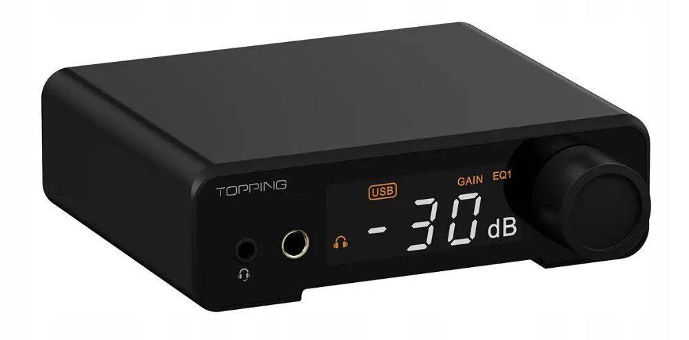 Topping DX1 II (Čierny) Dac/amp ES9039Q2M Uac 2.0 DSD256 Pilot