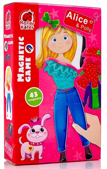 Gra magnetyczna Kostiumy Moda ubieranka Roter 3+