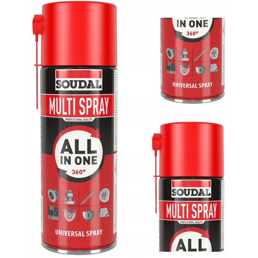 Preparat Smarująco Zabezpieczający Wielofunkcyjny Multi Spray Soudal 400ml