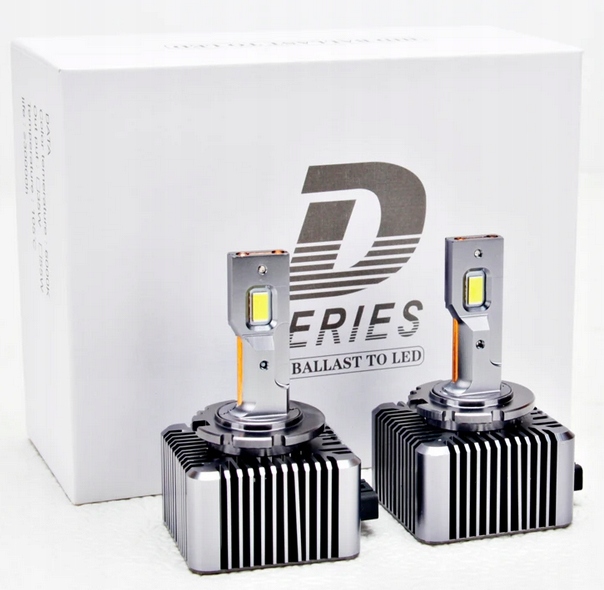 2x Velmi Výkonné Led Žárovky Xenon D3S 6000K 55W Plug & Play D-series