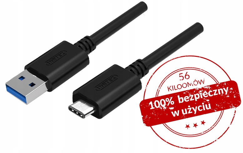 UNITEK Kabel USB-C USB 3.1 Quick Charge 1m Długość kabla 1 m