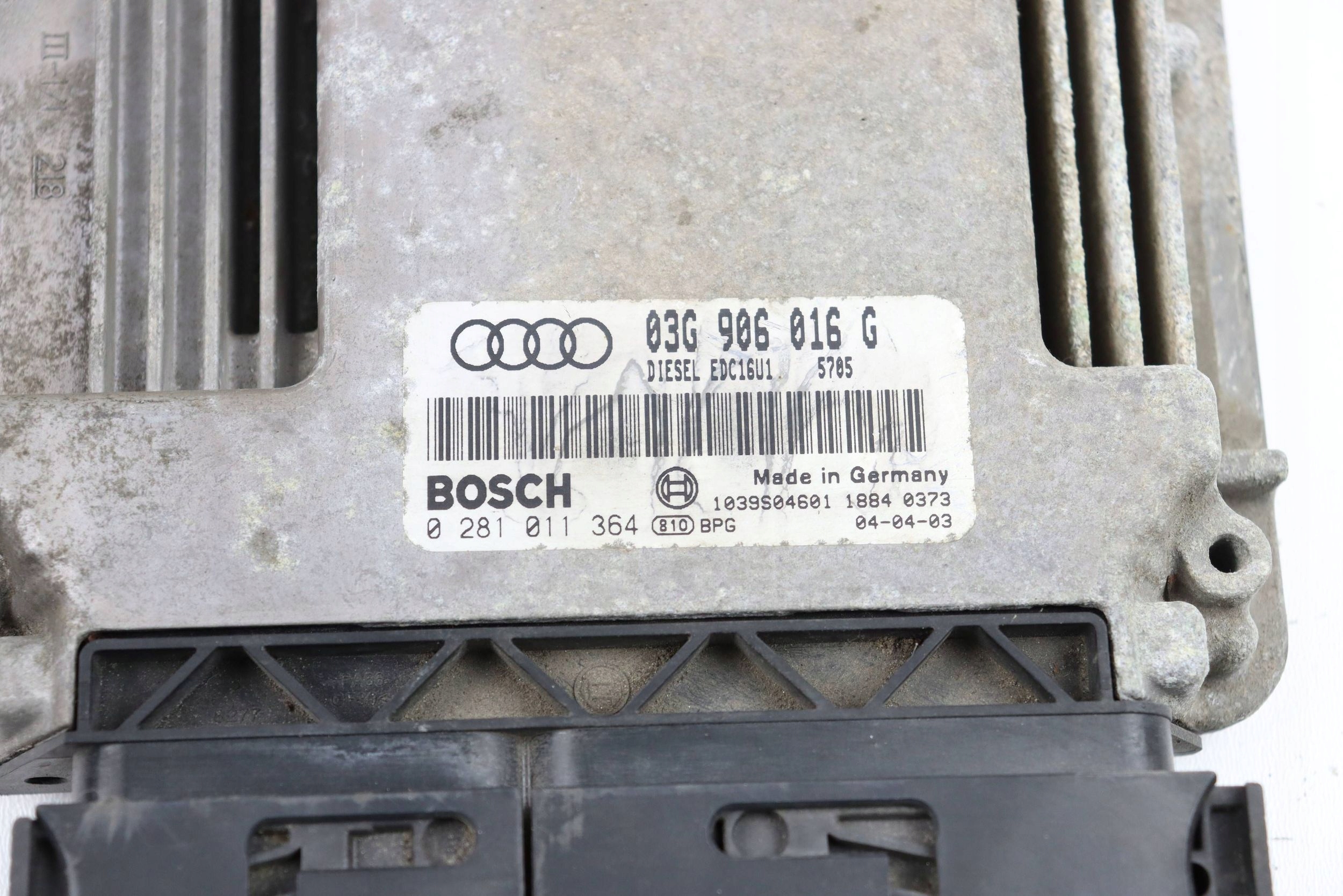AUDI A6 C6 A3 8P computer control unit of the engine 2.0 DIESEL 03G906016GC