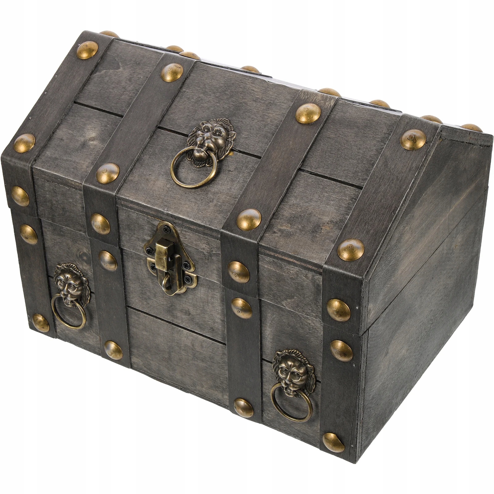 Pudełko z biżuterią z naturalnego drewna dla dziec