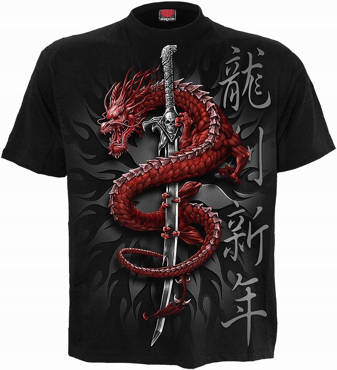 Orientální drak spirála 4XL