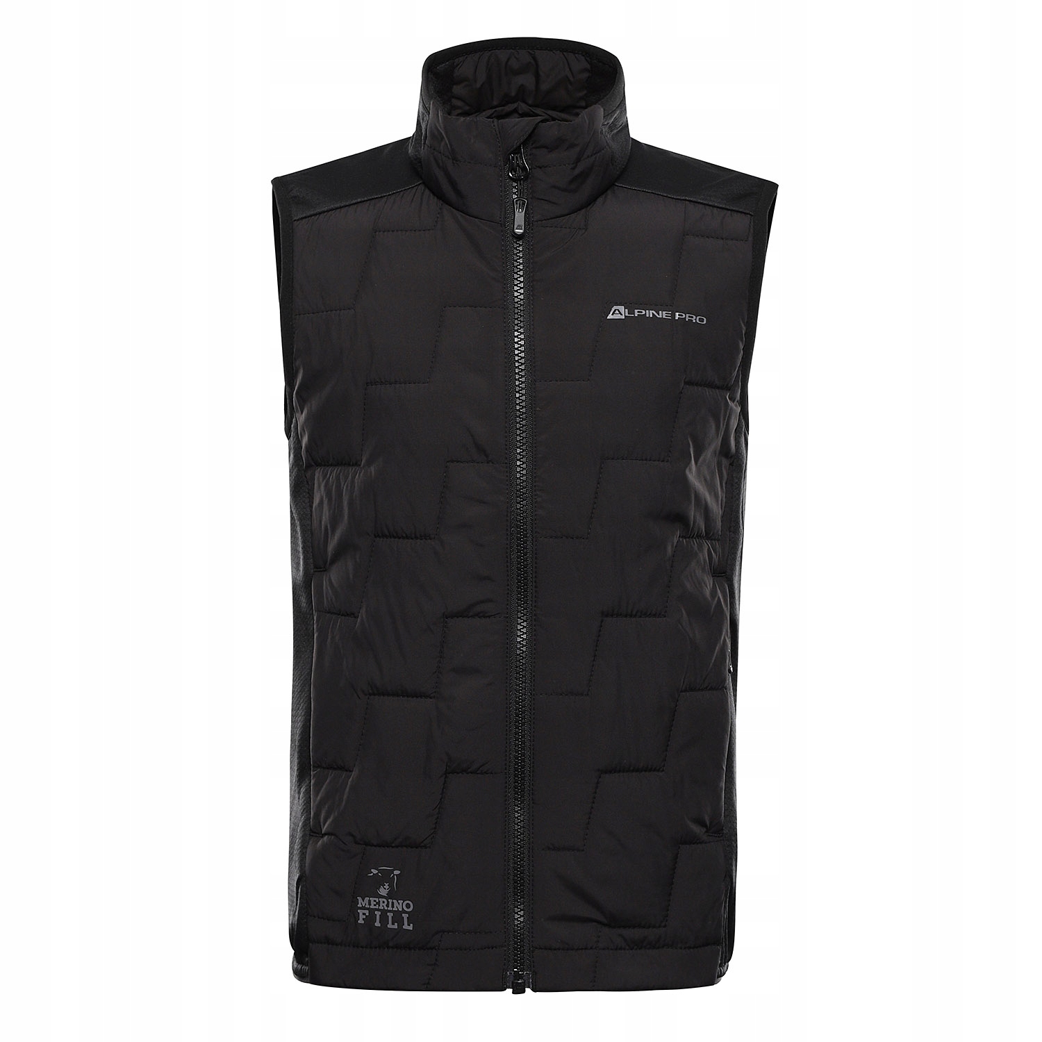 Bezrękawnik dziecięcy ocieplany z wełną merino Alpine Pro Nerco r.128-134