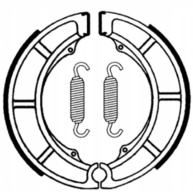 Brzdová Doštička Suzuki Gt 750 Lt-f 300 Kingquad 500 F Quadmaster