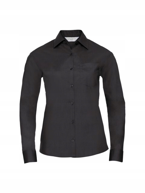 Dámská košile s dlouhým rukávem Russell Černá XXL