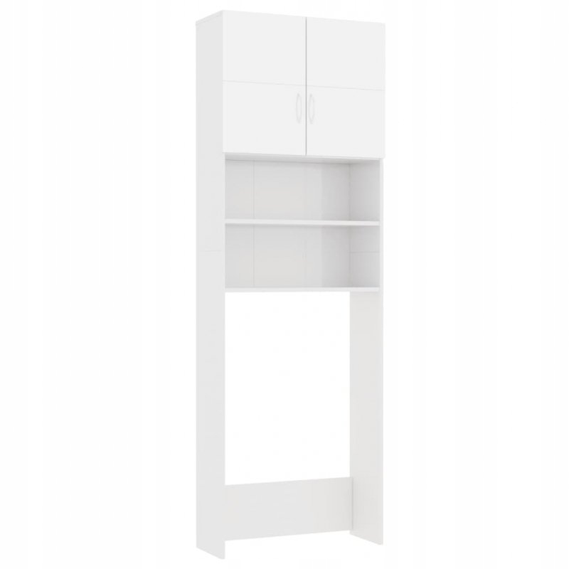 SZAFKA ŁAZIENKOWA NAD PRALKĘ SŁUPEK REGAŁ BIAŁY Liczba drzwi 2