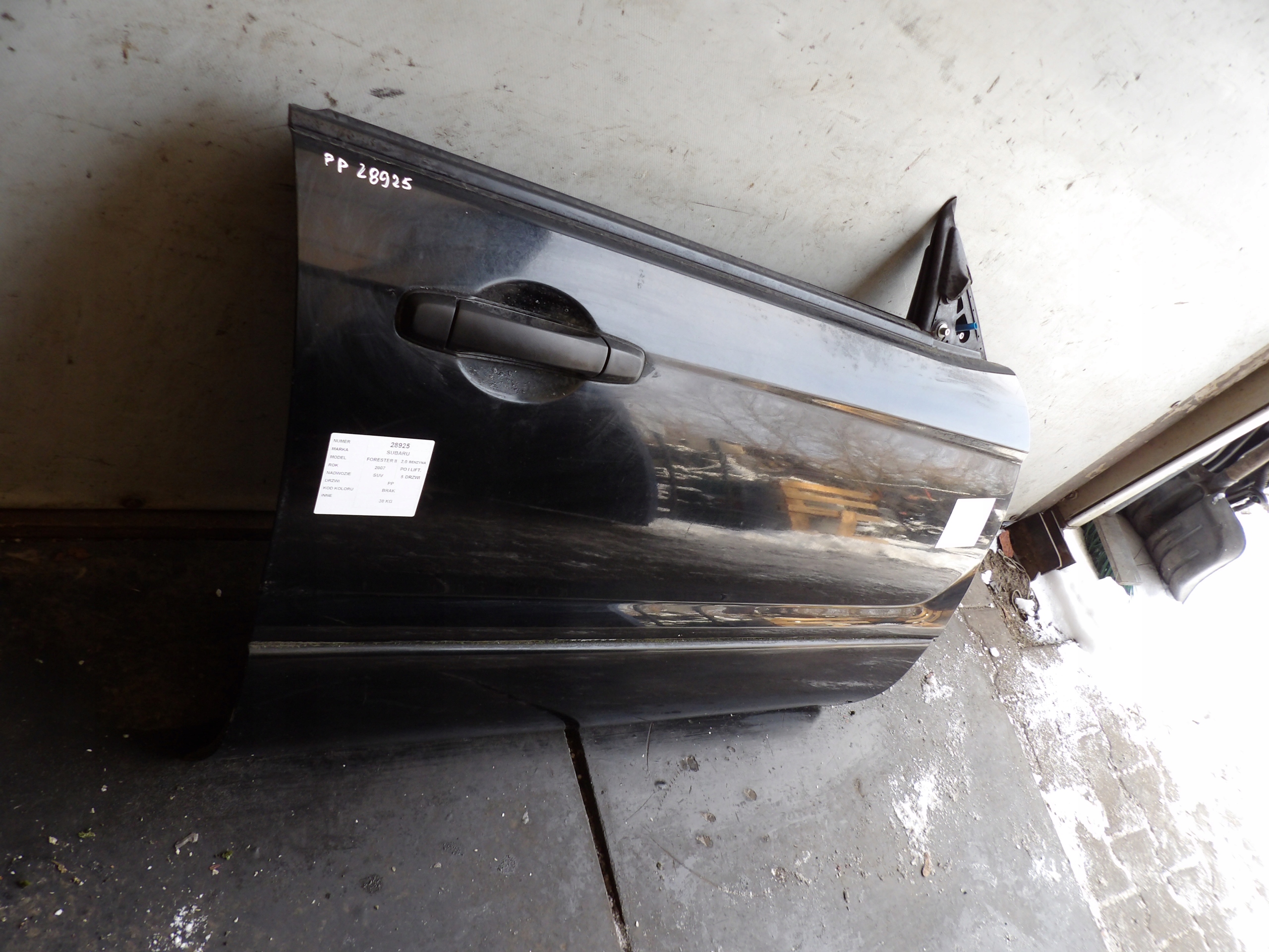 Subaru Forester II door front right lift