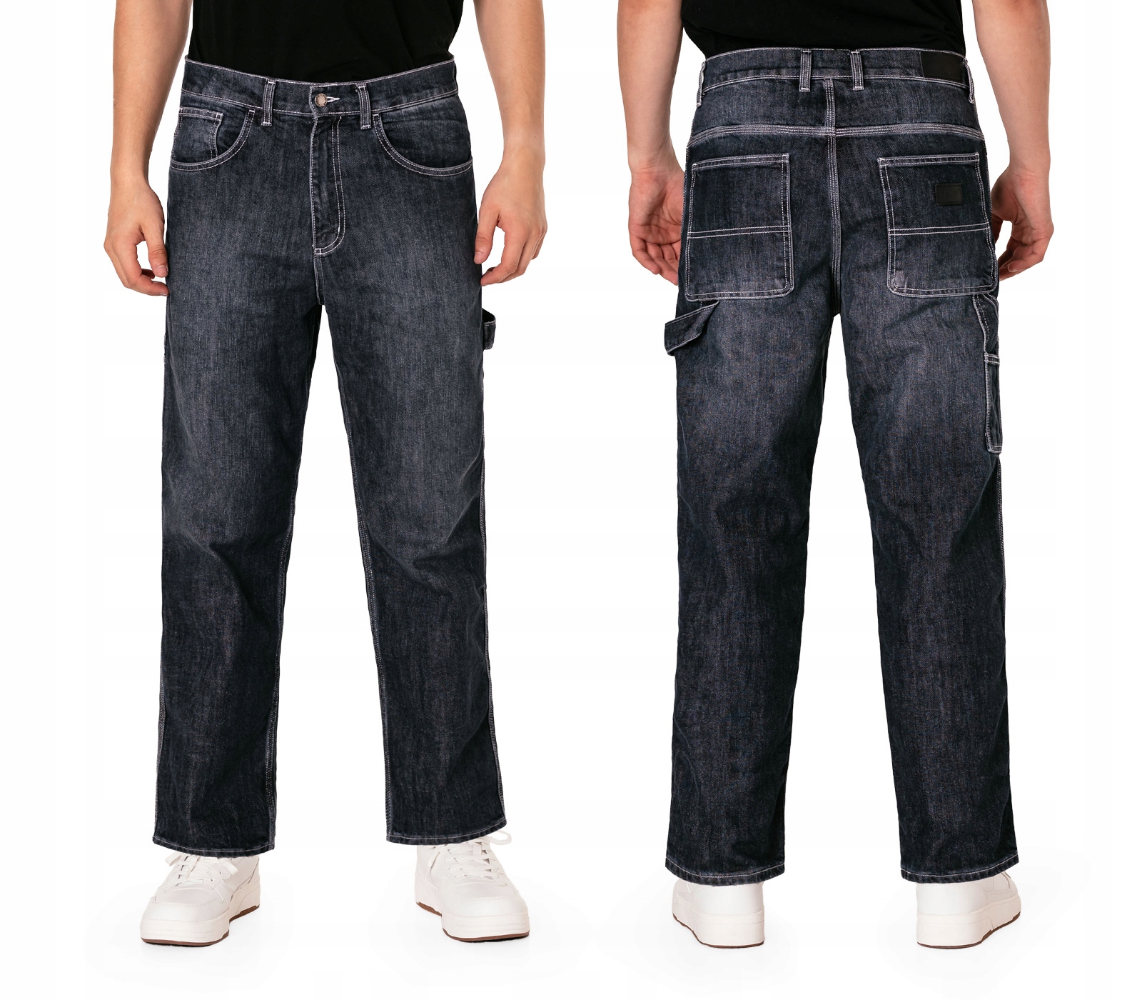 Pánské kalhoty Jeans Švédy Džíny Široké Volné Nohavice Cargo Hunter 875 M