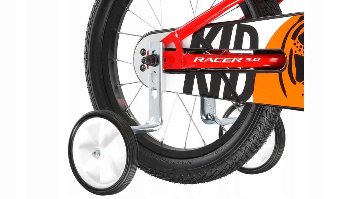 Czerwony rower dziecięcy RACER 3.0