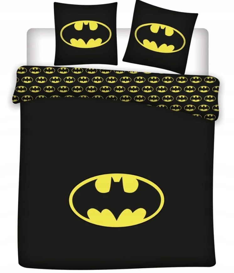 Batman 240X220 -Sada Povlečení Na dárek Povlak Polštáře Přikrývku